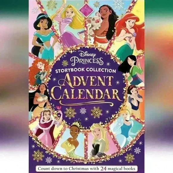 Disney Princess Story Book Collection Christmas Childrens Advent Calendar NEW - Picture 1 of 6